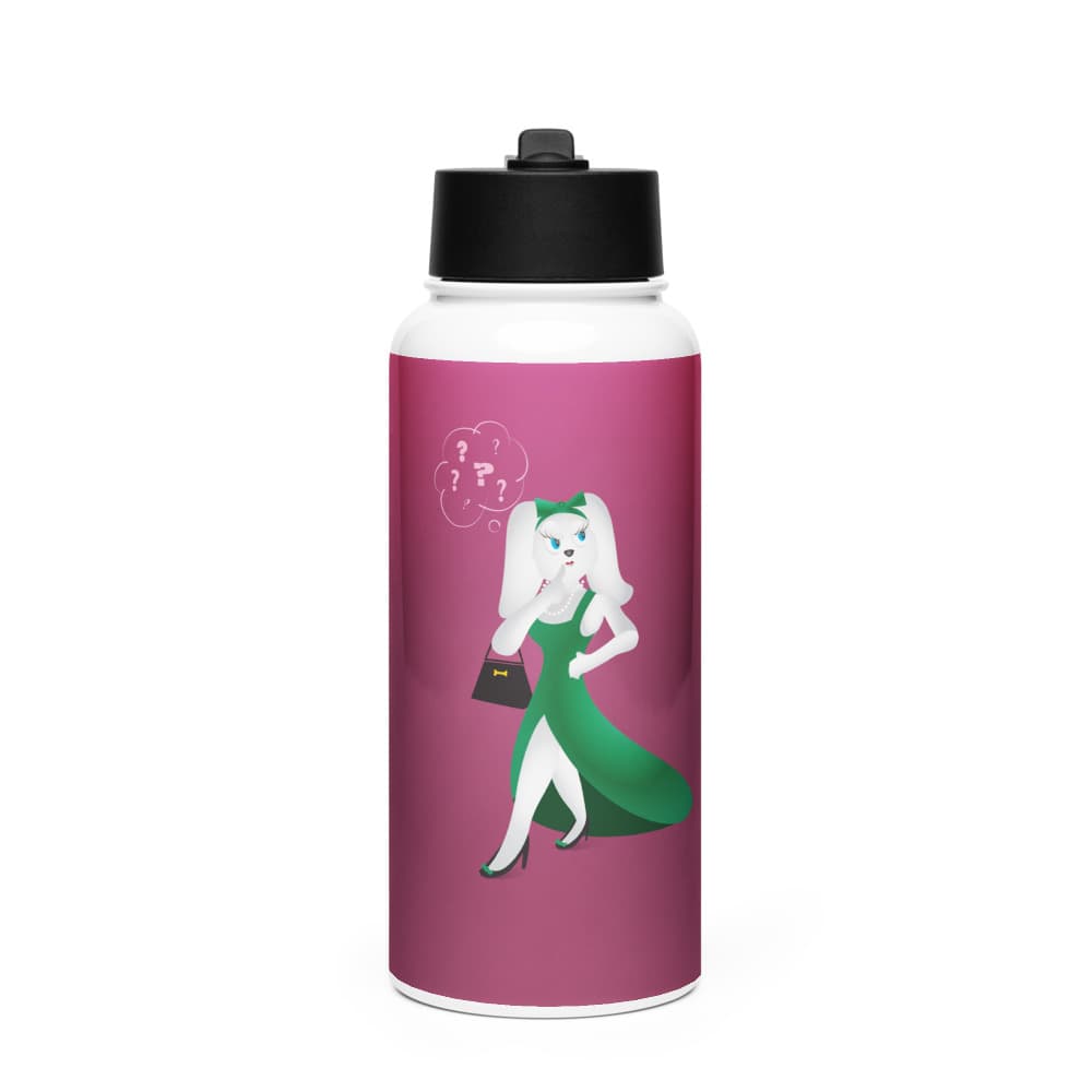 Libra Stainless Steel Water Bottle with a Straw Lid