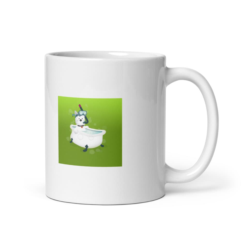 Virgo White Glossy Mug