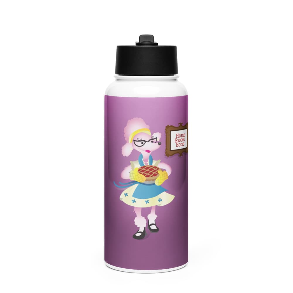 Cancer Stainless Steel Water Bottle with a Straw Lid