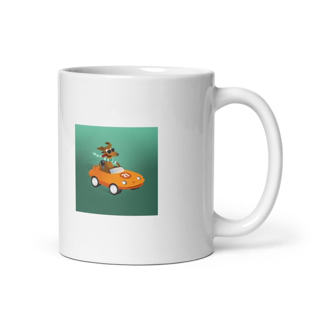 Gemini White Glossy Mug