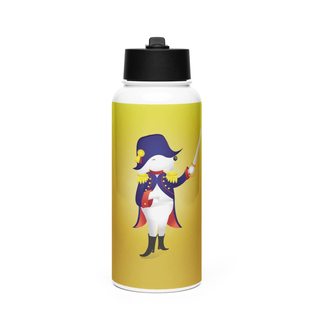 Aries Stainless Steel Water Bottle with a Straw Lid
